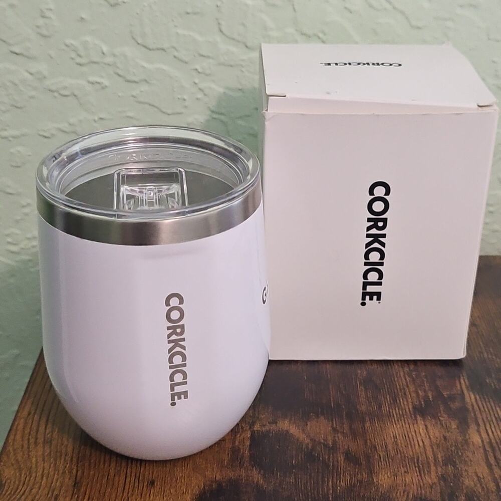 Corkcicle Stemless Wine Tumbler New